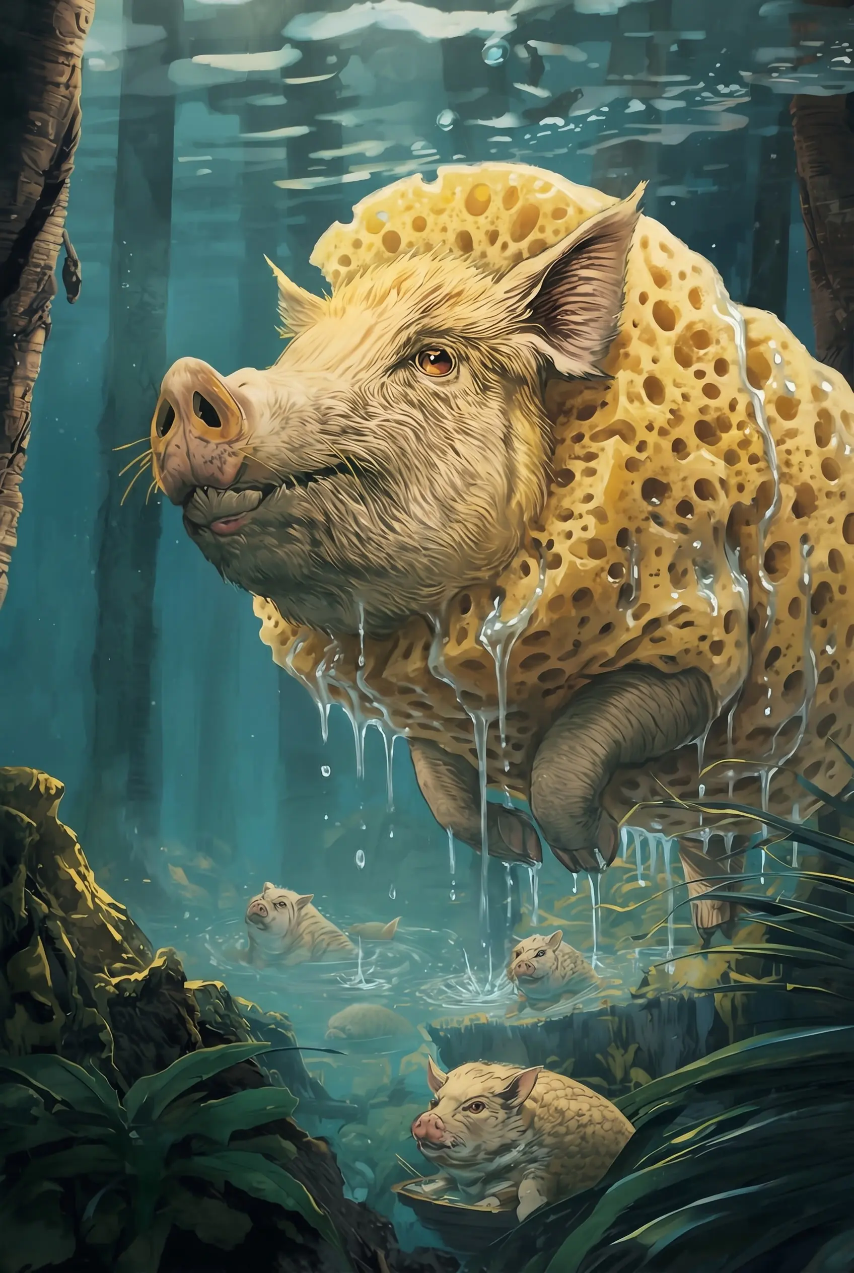A sponge-textured hog creature from the Advant serial