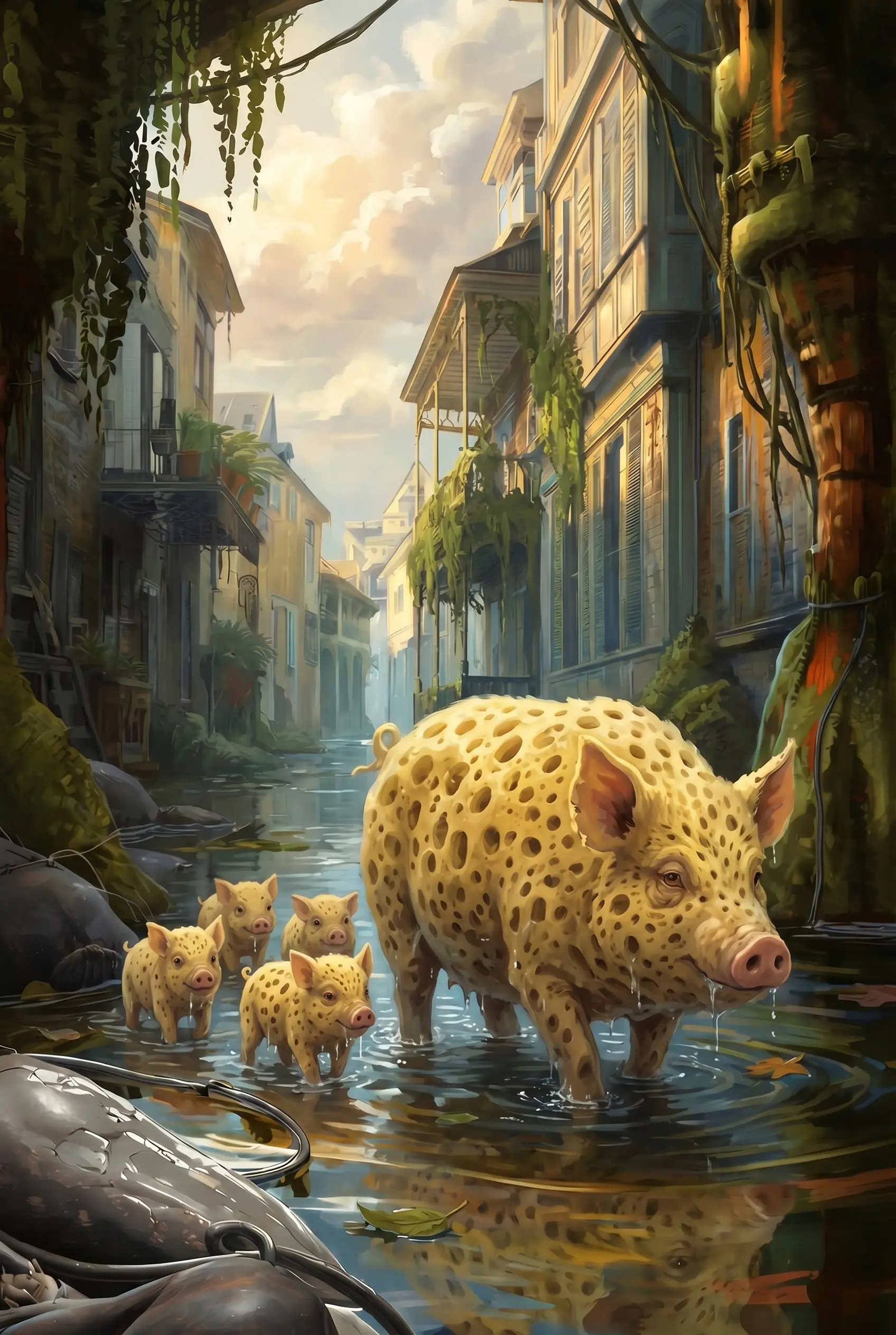 Sponge hog creatures from the Advant serial with babies