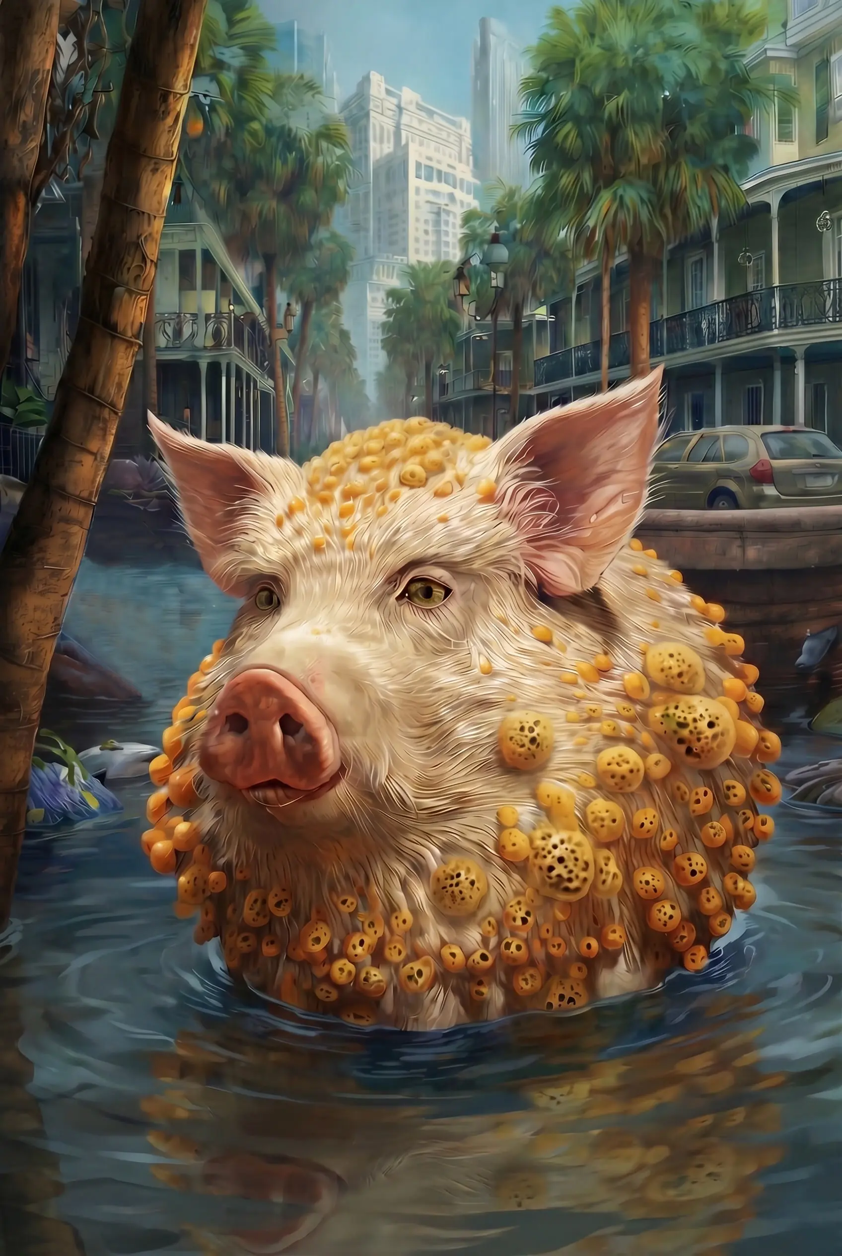 A sponge hog creature from the Advant serial exploring its environment
