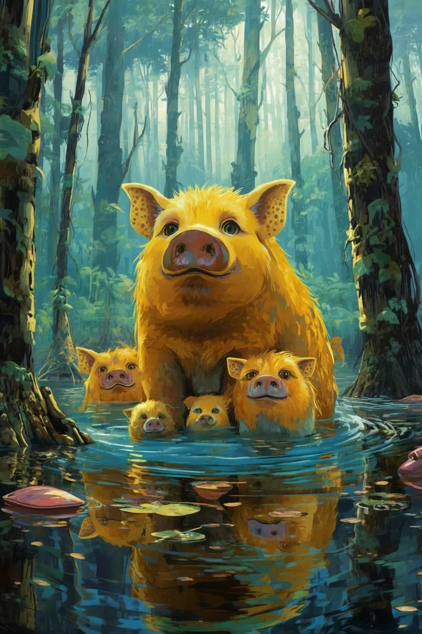 A sponge hog creature from the Advant serial with a gentle expression