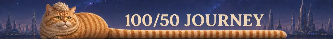 Sausage-Cat 100/50 banner strip
